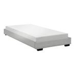 Modern bedframe kunstleer met matras 90x200 wit, Huis en Inrichting, Verzenden, Nieuw