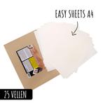 Easy sheets A4-formaat (25 vellen), Hobby en Vrije tijd, Taarten en Cupcakes maken, Verzenden, Nieuw