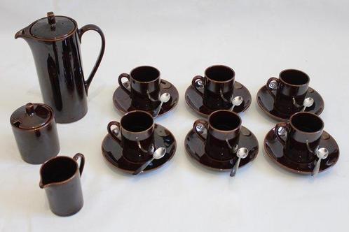 Royal Sphinx - Petrus Regout - Koffieservies voor 6 (15) -, Antiek en Kunst, Antiek | Meubels | Tafels