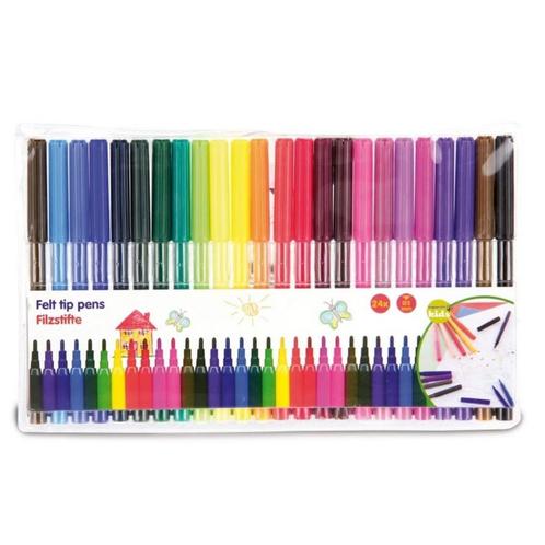 Lifetime Viltstiften set - heldere kleuren - 25 stuks - d..., Diversen, Schrijfwaren, Nieuw, Ophalen of Verzenden