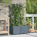 vidaXL Tuinplanten 1 pc Rooster Lichtgrijs 80 x 40 x 142 cm, Tuin en Terras, Verzenden, Nieuw, Minder dan 60 cm, 60 cm of meer