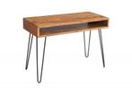 Retro bureau SCORPION 110cm Sheesham hout steenafwerking, Ophalen of Verzenden, Nieuw