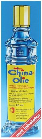 CHINA OLIE VERLICHTING IN DE LUCHTWEGEN FLES 25 ML, Verzenden, Nieuw