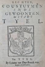 Burgemeesters en schepenen van Tiel - Rechten, coustumen en, Antiek en Kunst
