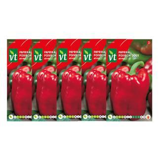 Paprikazaad | VT | 5 stuks (Rood), Tuin en Terras, Bloembollen en Zaden, Verzenden