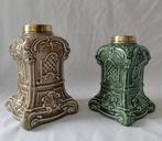 Dans le gout de Théodore Deck - Petroleumlamp (2) - 2, Antiek en Kunst, Curiosa en Brocante
