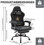 Gamingstoel Racestijl – Met Voetsteun & Verstelbare Armen, Huis en Inrichting, Bureaustoelen, Verzenden, Nieuw