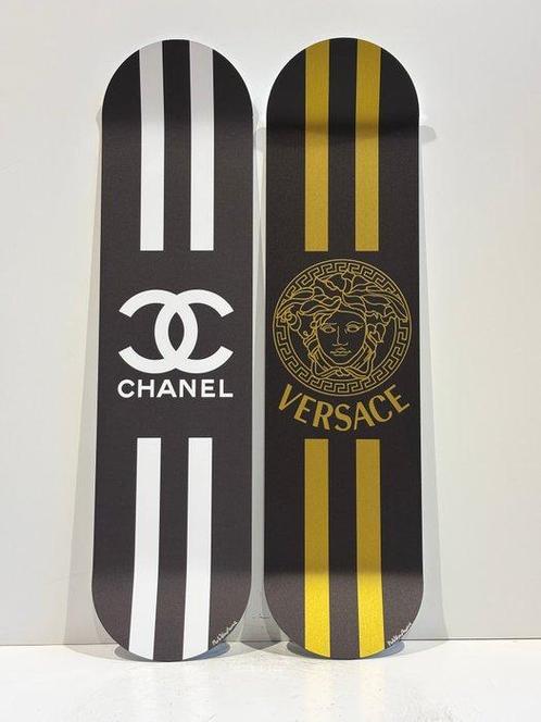 Rob VanMore - 1 + 1 Skating by Versace & Chanel, Antiek en Kunst, Kunst | Schilderijen | Modern
