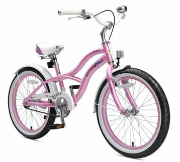 Bikestar Cruiser 24 inch Meisjes roze Demo