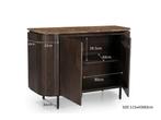 Brix Nora Emperador 115cm-31191, Huis en Inrichting, Kasten | Dressoirs, Ophalen of Verzenden, Nieuw