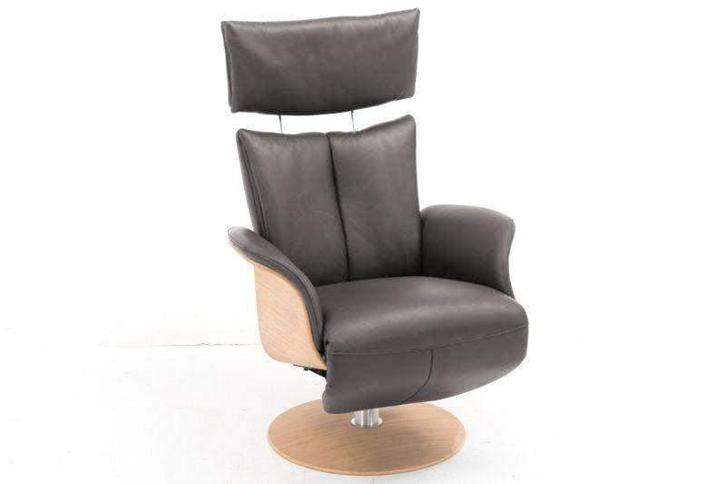 Relaxfauteuil Heesch - relaxfauteuils - Taupe, Huis en Inrichting, Stoelen, Nieuw, Stof