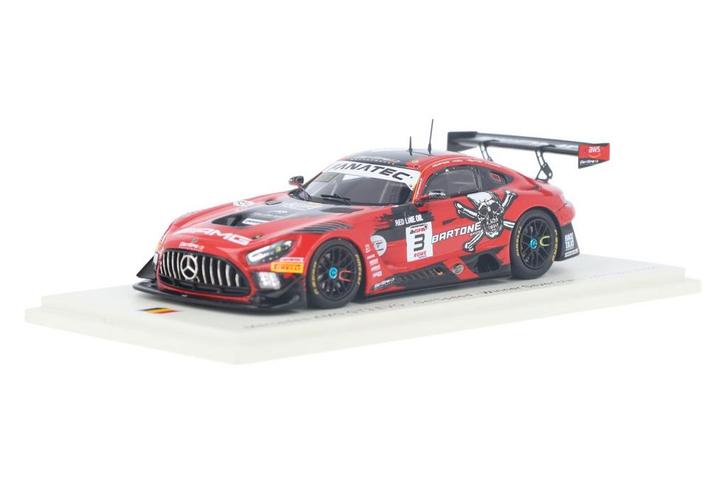 Mercedes-Benz AMG GT3 Evo SB800 Spark Models  Modelauto 1:43, Hobby en Vrije tijd, Modelauto's | 1:43, Verzenden