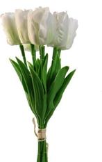 Tulpen wit ivory creme zijden merk: pure 33 cm bundel 7, Ophalen of Verzenden, Nieuw