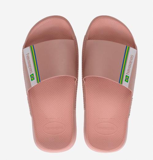 Havaianas Badslippers Brasil Roze EU maat 45/46, Kleding | Dames, Schoenen, Zo goed als nieuw, Ophalen of Verzenden