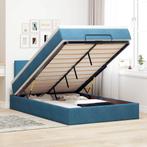 vidaXL Ottoman bed met matras en LEDs 120x200cm fluweel, Nieuw, Twijfelaar, 120 cm, 200 cm