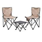 Campingtafel met stoelen | Redcliffs | 3-delig (Inklapbaar), Caravans en Kamperen, Verzenden, Nieuw