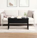 vidaXL Zwarte Eiken Salontafel - 80 x 50.5 x 41.5 cm, Verzenden, Nieuw, 50 tot 100 cm, Minder dan 50 cm