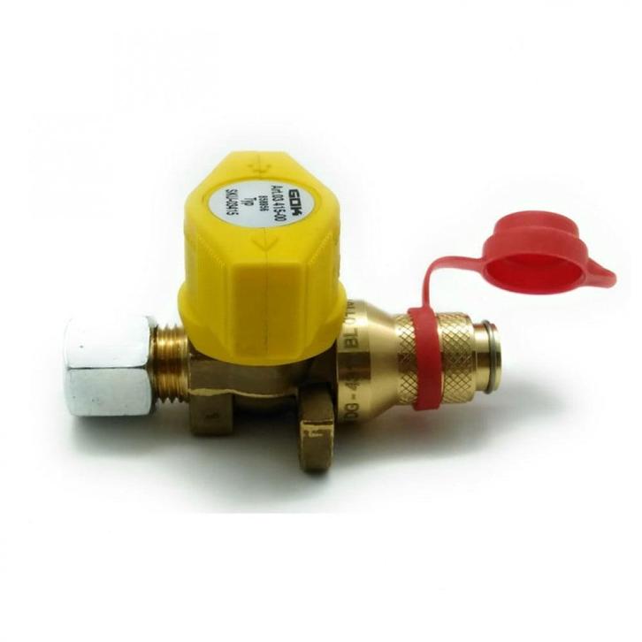 Koppelventiel SKU-3415 PS 5bar RVS 8mm, Caravans en Kamperen, Camper-accessoires, Nieuw, Ophalen of Verzenden