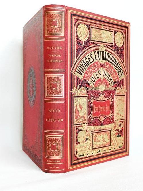 Jules Verne - Nord contre Sud - 1887, Antiek en Kunst, Antiek | Boeken en Bijbels