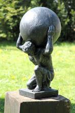 sculptuur, atlas stateu voor huis en tuin - 70 cm - mgo, Antiek en Kunst