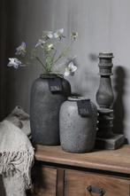 Stenen vaas / fles kruik Earth 28 cm, Ophalen of Verzenden, Nieuw