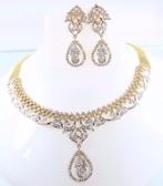 2-delige sieradenset - 14 karaat Geel goud - 18.44ct. tw., Sieraden, Tassen en Uiterlijk, Antieke sieraden
