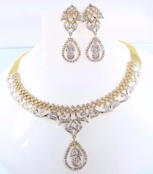2-delige sieradenset - 14 karaat Geel goud - 18.44ct. tw., Sieraden, Tassen en Uiterlijk, Antieke sieraden