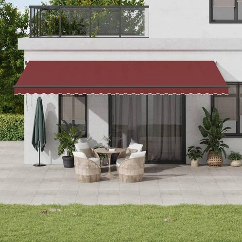 vidaXL Luifel handmatig uittrekbaar met LEDs 600x300 cm, Tuin en Terras, Zonneschermen, Nieuw, Verzenden
