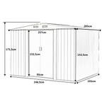 2dekans | Coast Equipment House Garden House Warehouse Shed, Tuin en Terras, Ophalen of Verzenden, Zo goed als nieuw