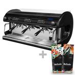 GGM Gastro | Espresso-/ koffiemachine - 3 groepen - zwart |, Witgoed en Apparatuur, Nieuw, Verzenden
