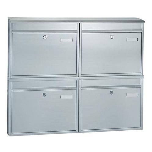 Rottner Brievenbussysteem BKS 4 Postkasten RVS, Huis en Inrichting, Woonaccessoires | Overige, Verzenden