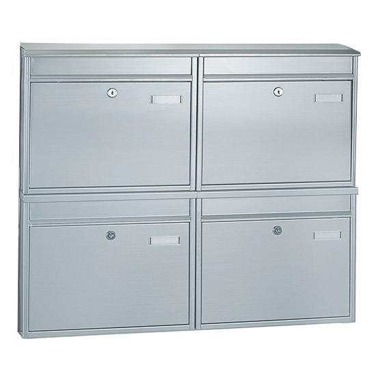 Rottner Brievenbussysteem BKS 4 Postkasten RVS, Huis en Inrichting, Woonaccessoires | Overige, Verzenden