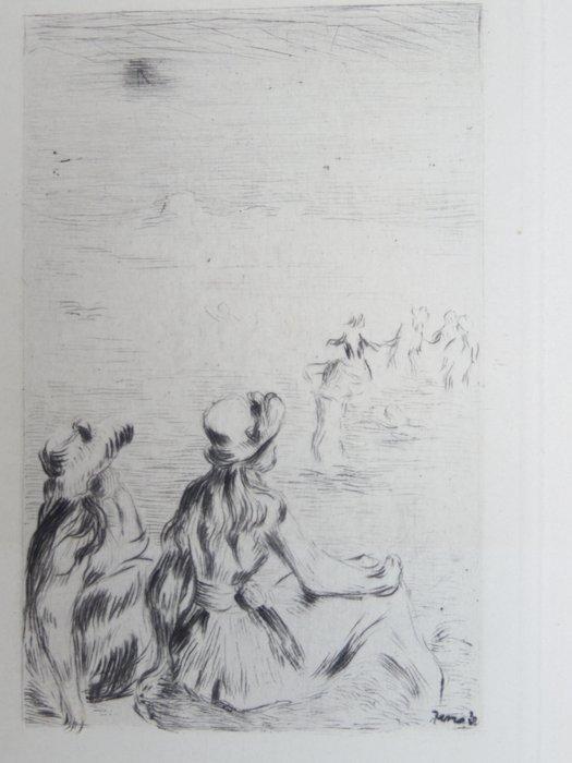 Auguste Renoir (1841-1919) - Sur la plage à Berneval, Antiek en Kunst, Antiek | Overige Antiek