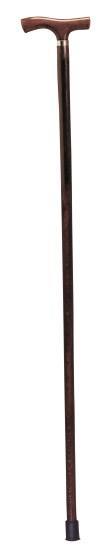 Moretti wandelstok beukenhout 92 cm T handvat, Diversen, Verzenden, Nieuw