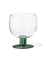 HEMA Wijnglas 290ml glas gekleurde voet, Verzenden, Nieuw