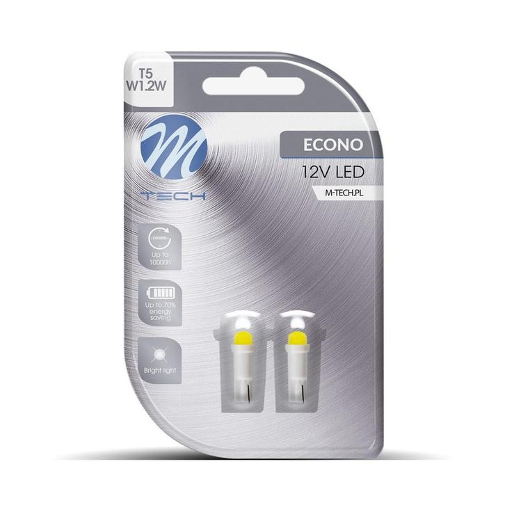 M-Tech LED - T5 12V - Wit - Set, Auto-onderdelen, Verlichting, Nieuw, Verzenden