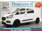 Ford Transit Custom 320 2.0 TDCI L2H1 Limited DC 6 Persoons, Auto's, Regensensor, Wit, Nieuw, Ford