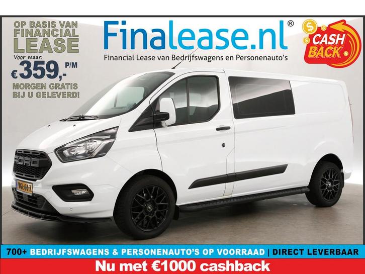 Ford Transit Custom 320 2.0 TDCI L2H1 Limited DC 6 Persoons, Auto's, Bestelauto's, Lease, Handgeschakeld, Diesel, ABS, Achteruitrijcamera