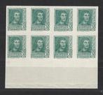Spanje 1938 - Fernando-kleurwisselblok 8 - Edifil, Postzegels en Munten, Postzegels | Europa | Spanje, Gestempeld