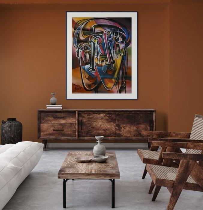 Simeon Gonzales (1973) - Juntos Por Siempre, Antiek en Kunst, Kunst | Schilderijen | Modern