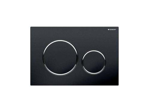 Geberit Sigma20 bedieningsplaat - zwart/chroom/zwart, Huis en Inrichting, Woonaccessoires | Overige, Zo goed als nieuw, Verzenden