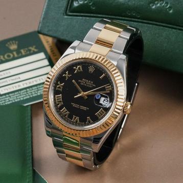 Rolex - Datejust II Two Tone Black Roman - 116333 - Heren - beschikbaar voor biedingen