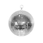 Zilveren discobal 20 cm - Discolichten, Nieuw, Verzenden
