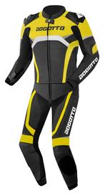 Bogotto Misano Black White Neon Yellow 2PC Leather, Motoren, Nieuw met kaartje, Bogotto, Heren, Combipak