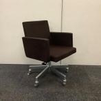 Lensvelt AVL office chair, metalen kruisvoet - bruine