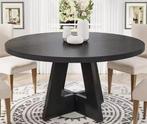 Ronde Boerderij Eettafel Ø120 cm – MDF Tafel voor 4 Personen, Huis en Inrichting, Keuken | Keukenelementen, Verzenden, Nieuw