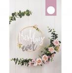 Bamboe borduurring flowerhoop bloemenring met stelschroef, Ophalen of Verzenden, Nieuw