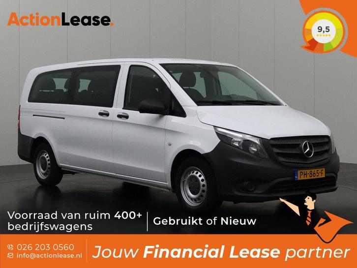 Mercedes Vito Personenvervoer L3 H1 2017 Diesel, Auto's, Mercedes-Benz, Dealer onderhouden, Te koop, Zwart, Handgeschakeld, Financial lease