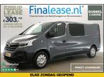 Renault Trafic 2.0 dCi T29 L2H1 DC 6 Pers Airco Trekh €303pm, Renault, Nieuw, Zilver of Grijs, Lease