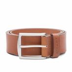 DTCH.FIT Leren heren jeans riem Levi - cognac - Maat: 95 cm, Kleding | Heren, Riemen en Ceinturen, 95 tot 105 cm, Bruin, Echt leder